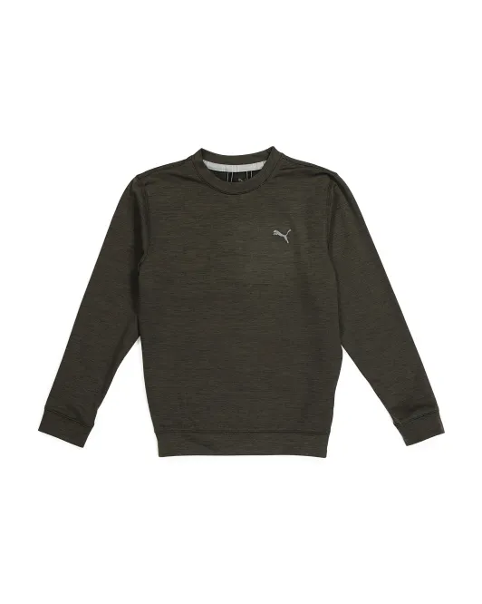 

Рубашка с круглым вырезом и длинными рукавами Big Boy Cloud Spun Puma Golf, черный
