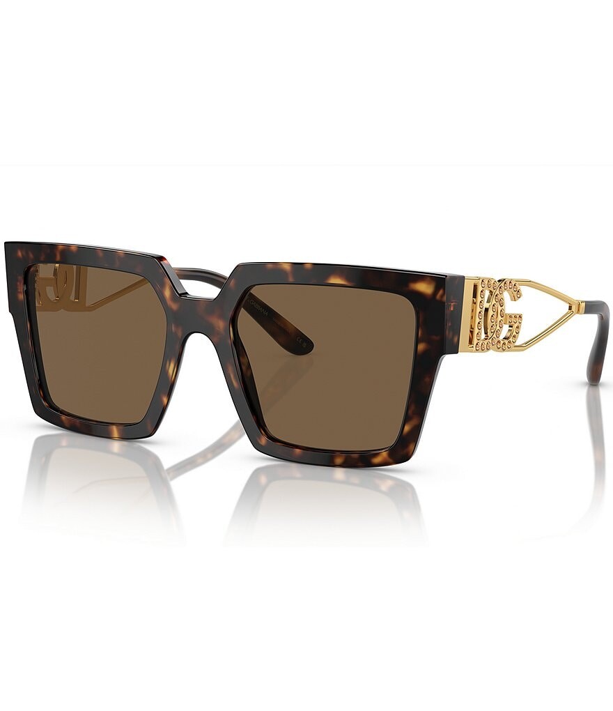 

Dolce & Gabbana Женские квадратные солнцезащитные очки DG4446B53-X 53 мм, коричневый