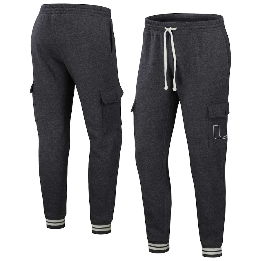 

Джоггеры Darius Rucker Collection by Fanatics Miami Hurricanes, угольный