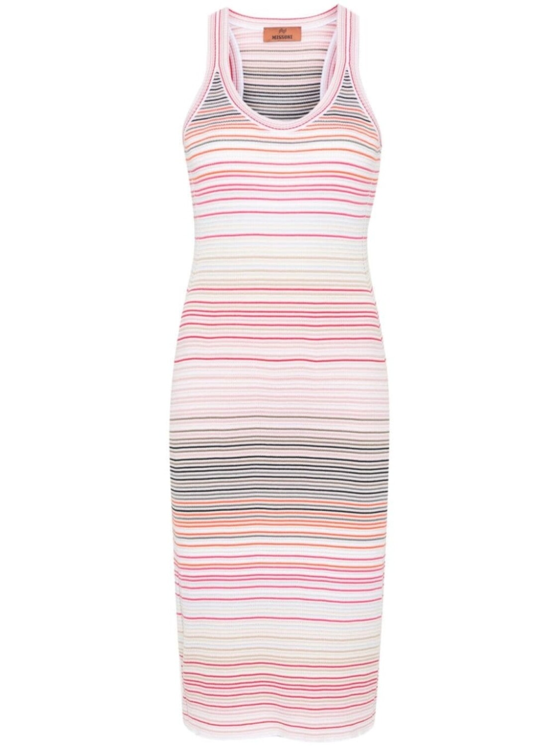 

Missoni трикотажное платье в полоску, розовый
