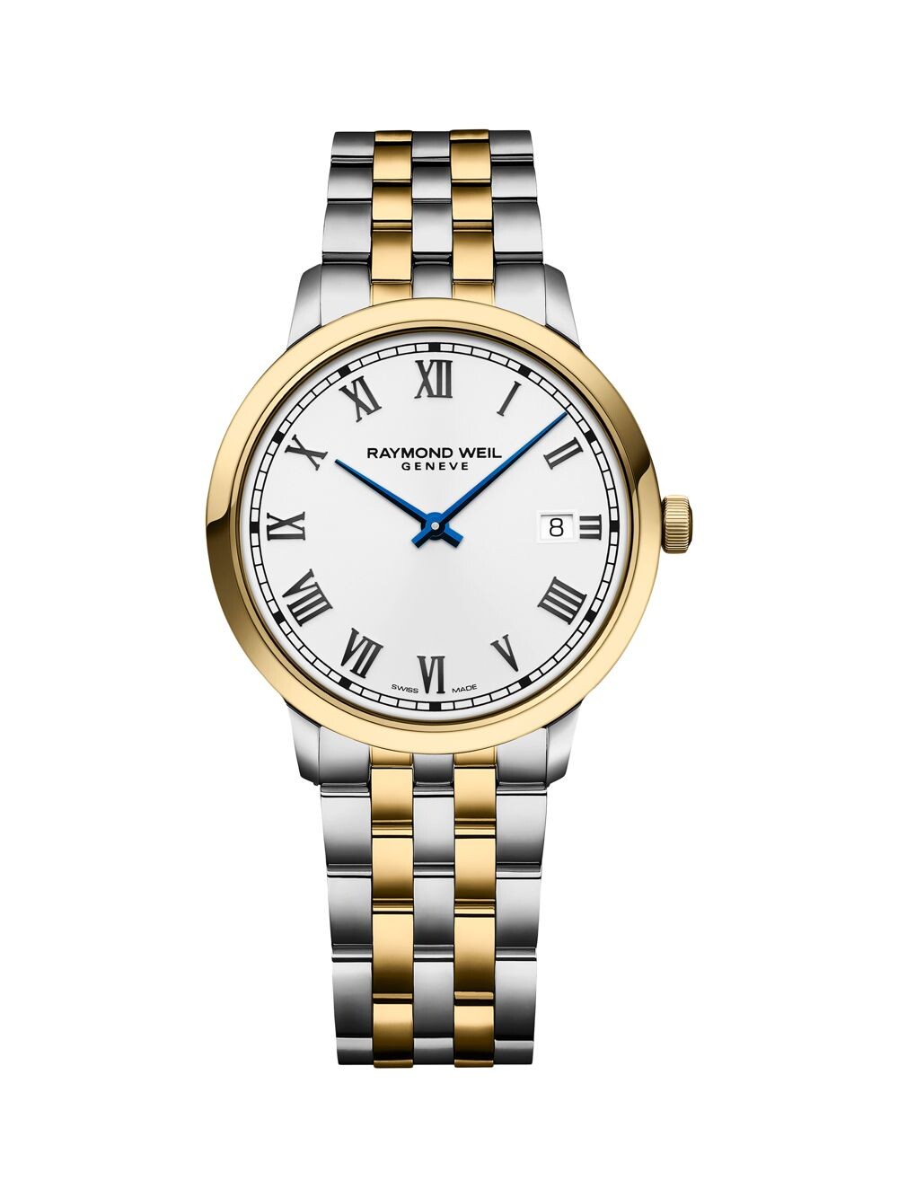 

Классические двухцветные часы Toccata с позолотой и нержавеющей сталью Raymond Weil, желтый