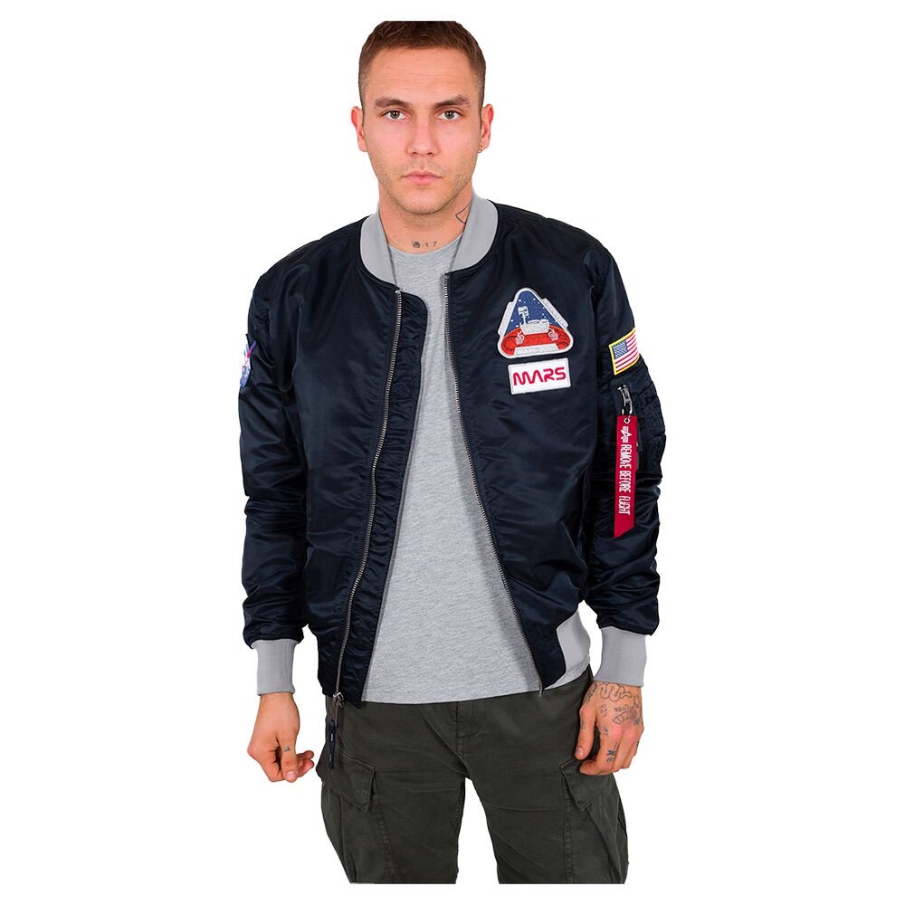 

Куртка Alpha Industries MA-1 LW Mission To Mars, синий