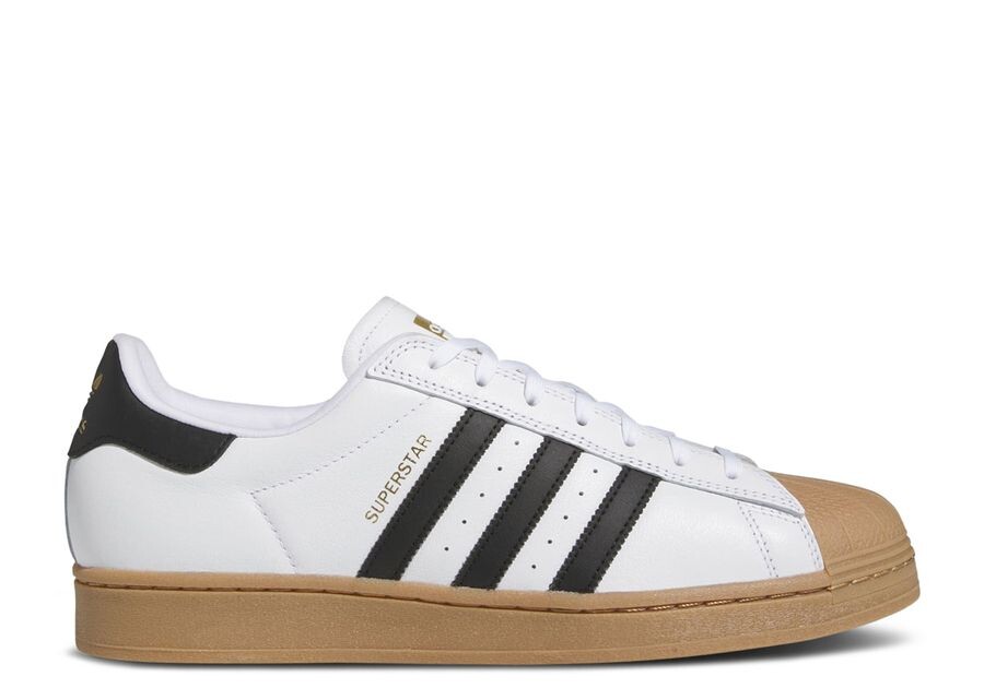 

Кроссовки adidas Superstar Adv 'White Black Gum', белый