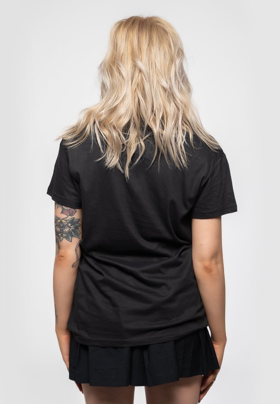 

Футболка с принтом THE ROLLING STONES FOILED SIXTY DRAGON GLOBE BOYFRIEND FIT Paradiso Clothing, черный