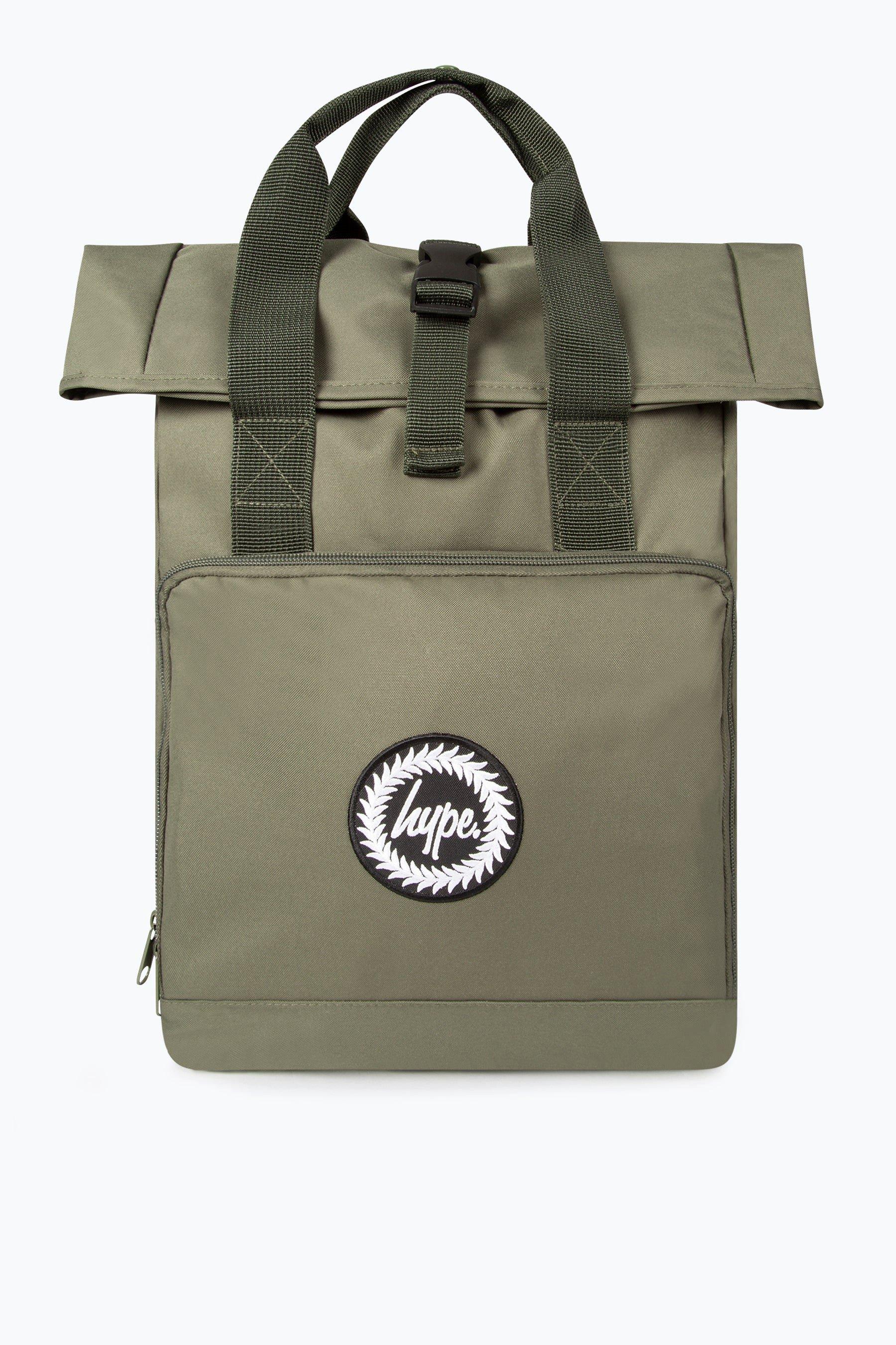 Рюкзак с двумя ручками и складной крышкой Hype, зеленый
