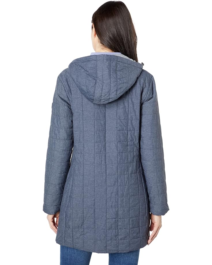 Пальто Cutter & Buck Rainier Primaloft Eco Long Coat, цвет Anthracite Melange