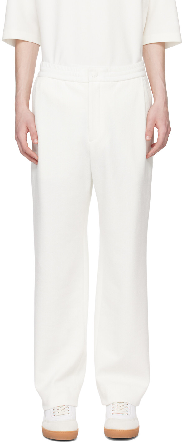 

Белые брюки на кулиске Solid Homme