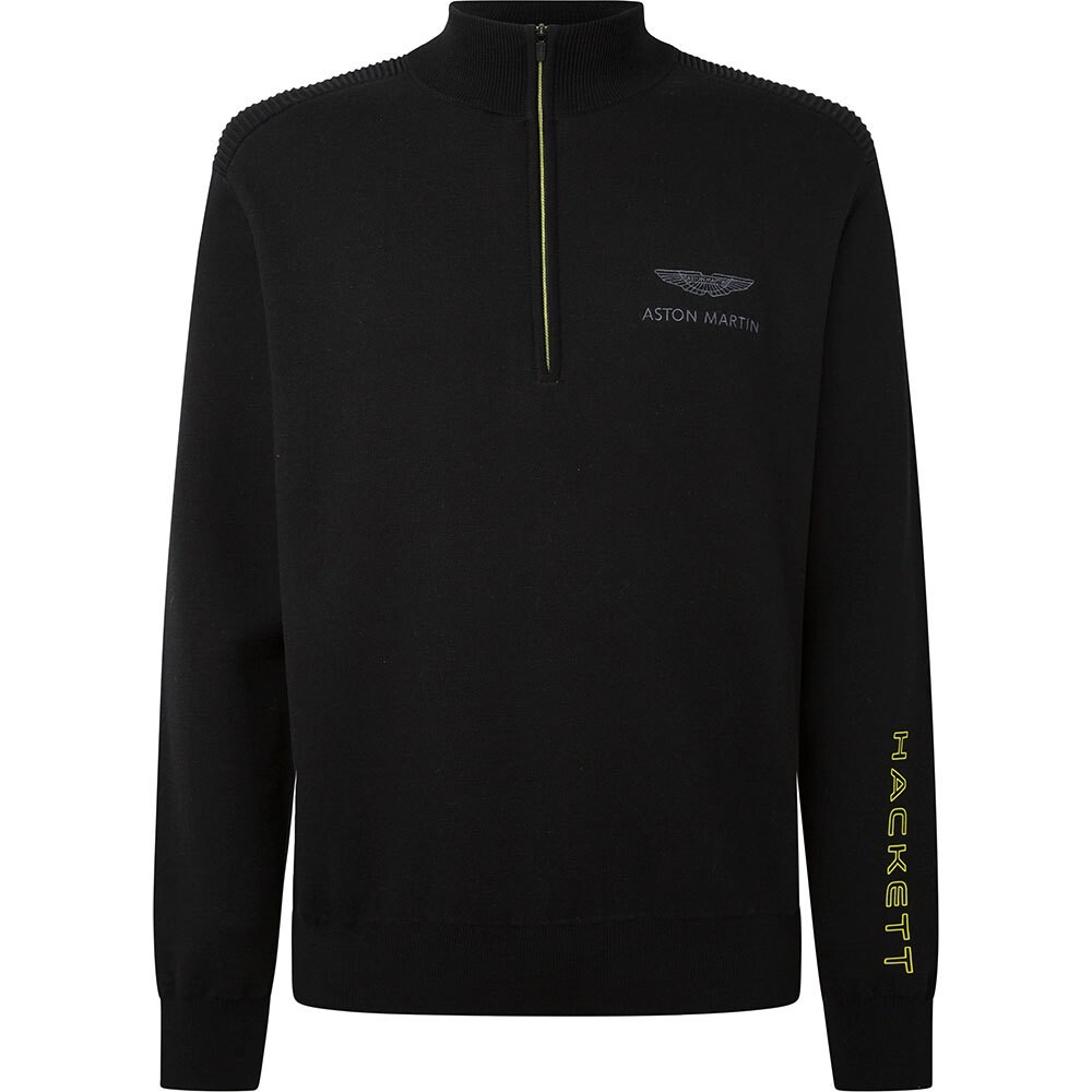 

Свитер Hackett AMR Half Zip, черный