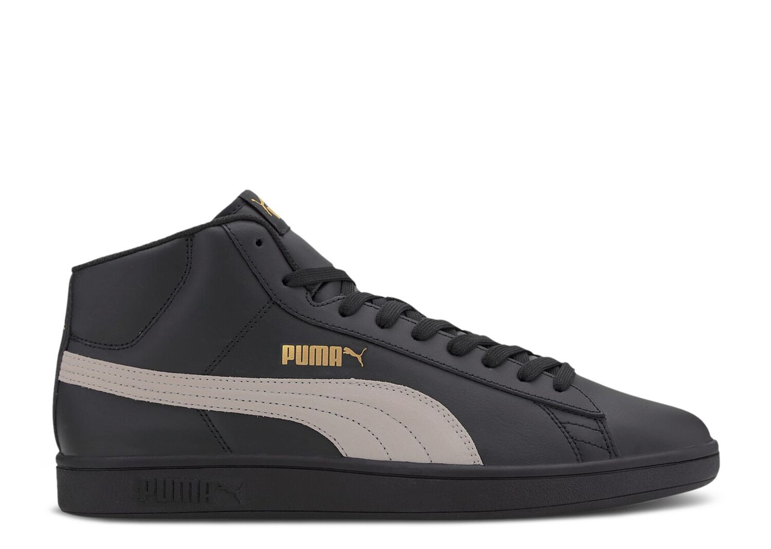 Кроссовки Puma Smash V2 Mid 'Black White', черный кроссовки puma smash v2 mid wtr unisex black white