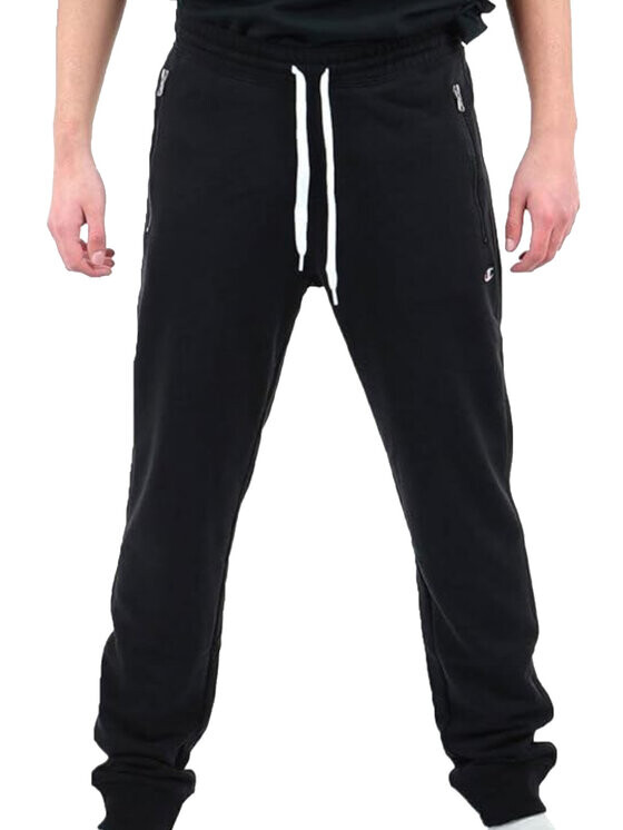 

Брюки из ткани regular fit Champion, черный