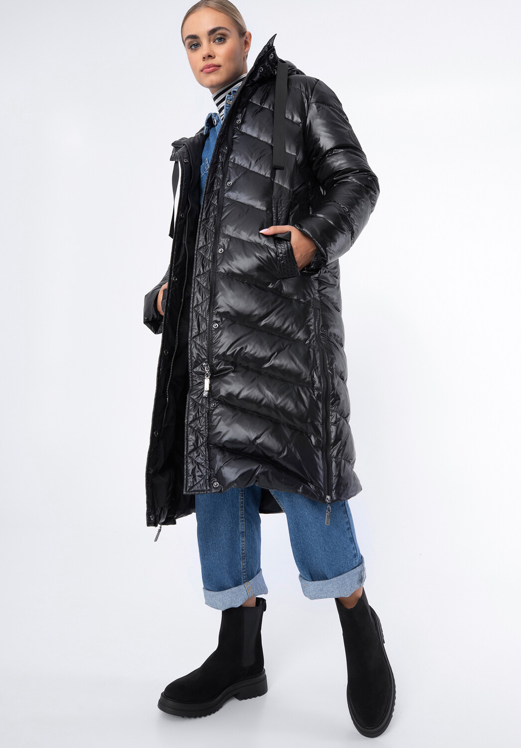 

Кожаная куртка Wittchen Nylon jacket, черный