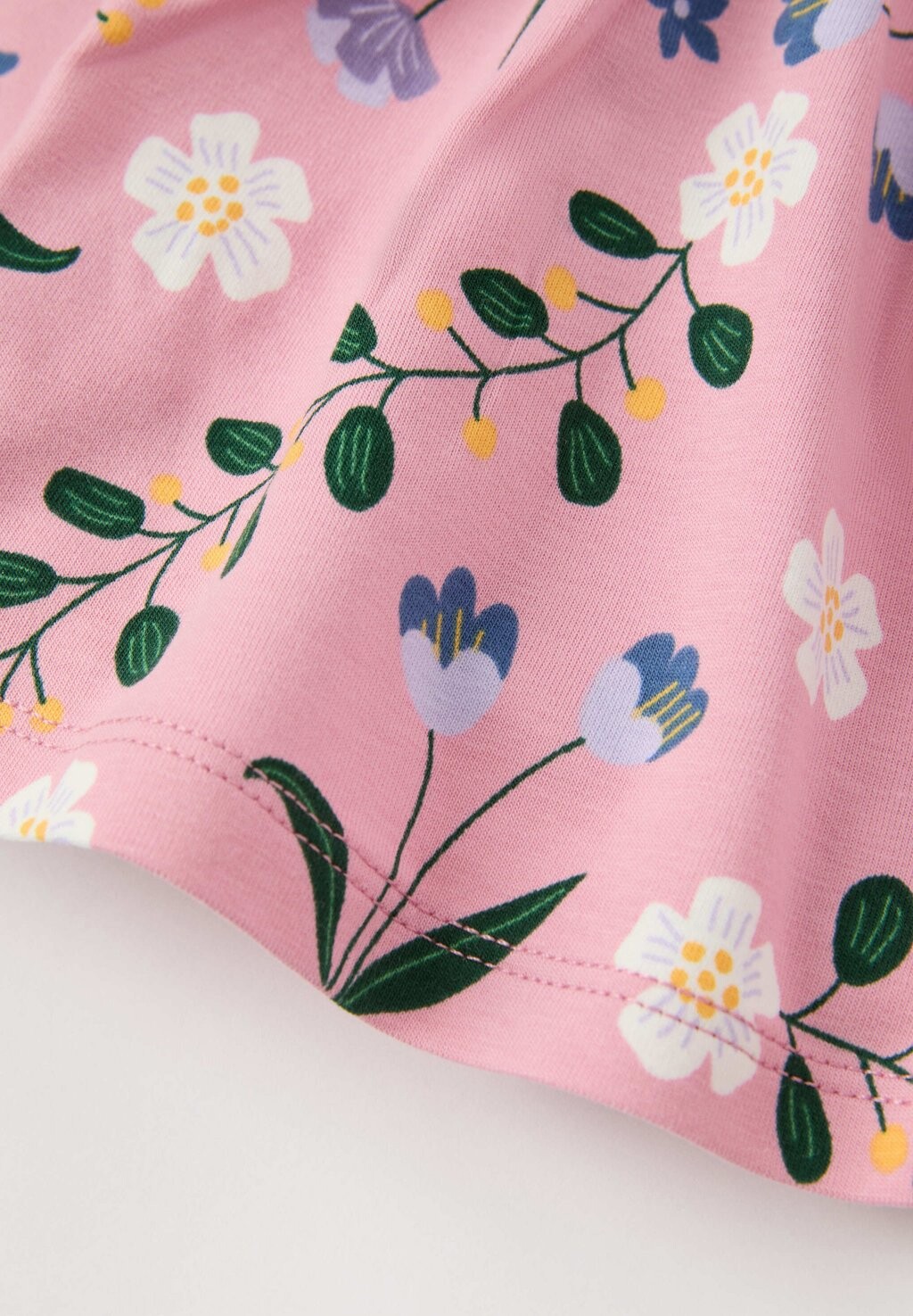 

Платье из джерси FLORAL PRINT LONG SLEEVE RUFFLE Polarn O. Pyret, розовый