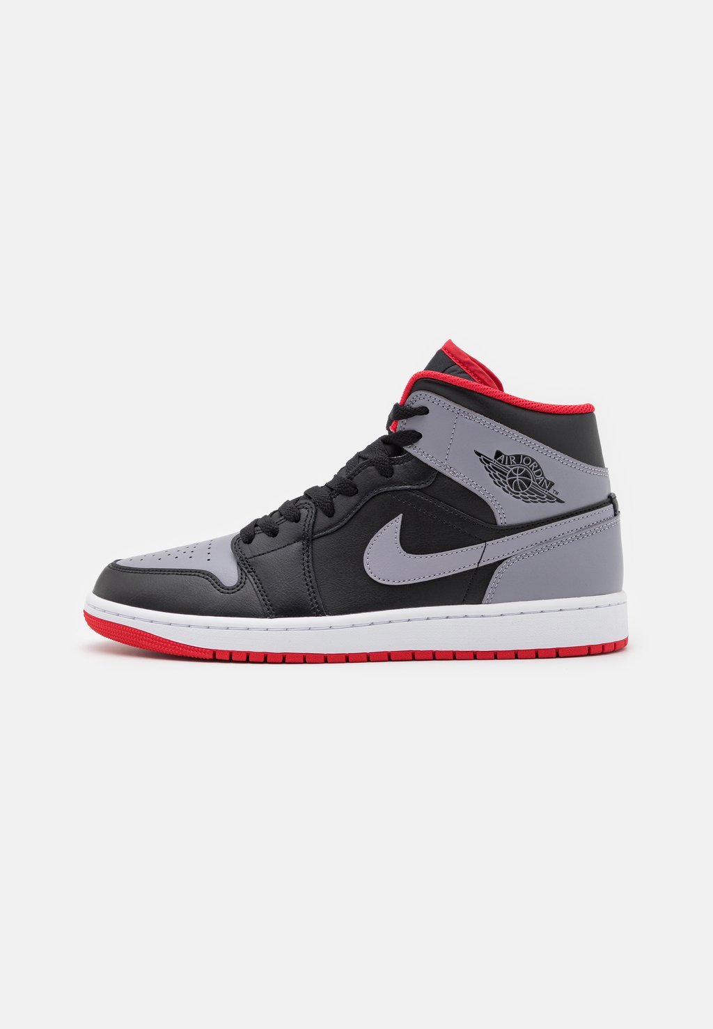 Высокие кроссовки Air Jordan 1 Mid Jordan, цвет black/cement grey/fire red/white homesmiths cement white 1 kg