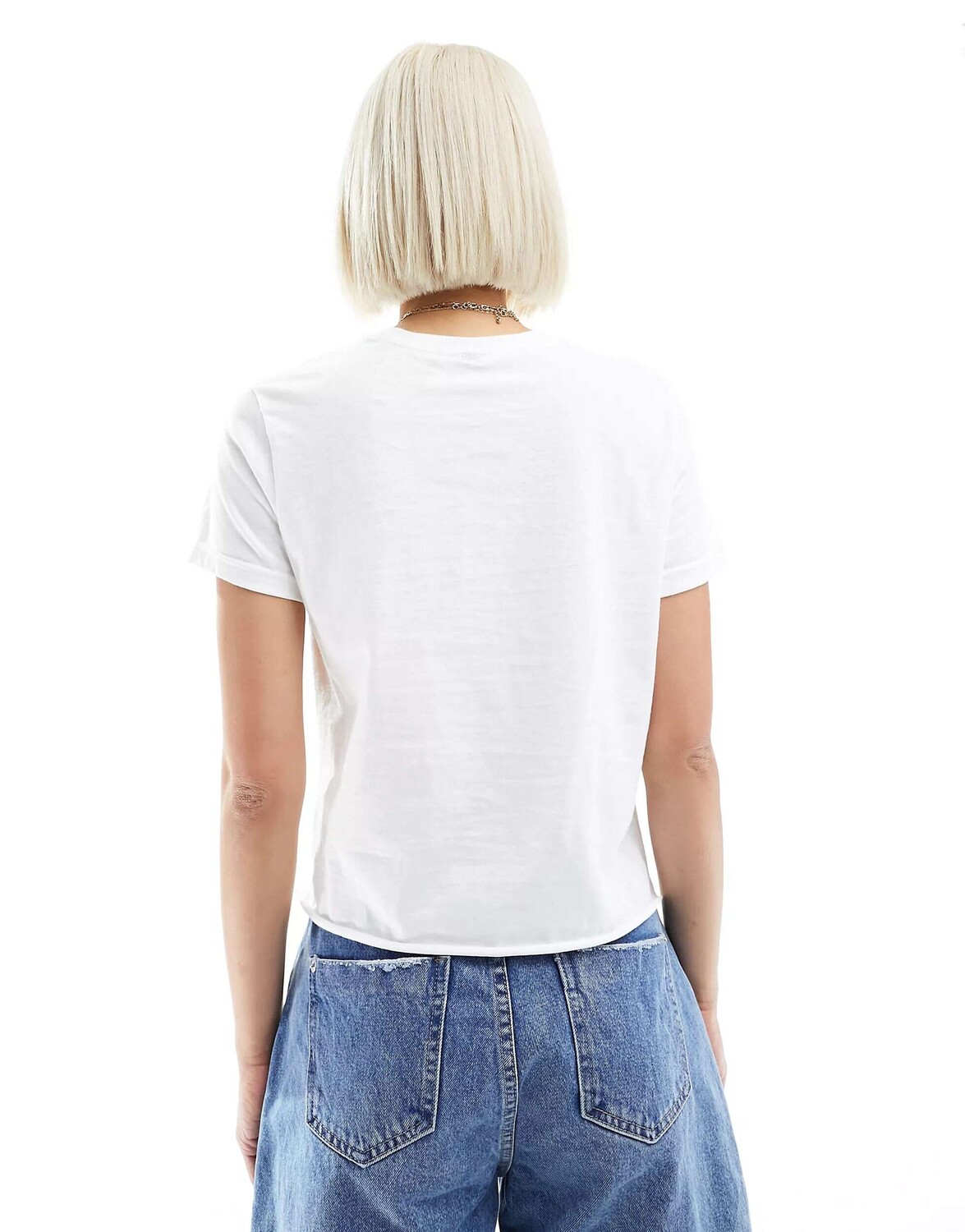 

Белая детская футболка с изображением ковбойки ASOS, Белый