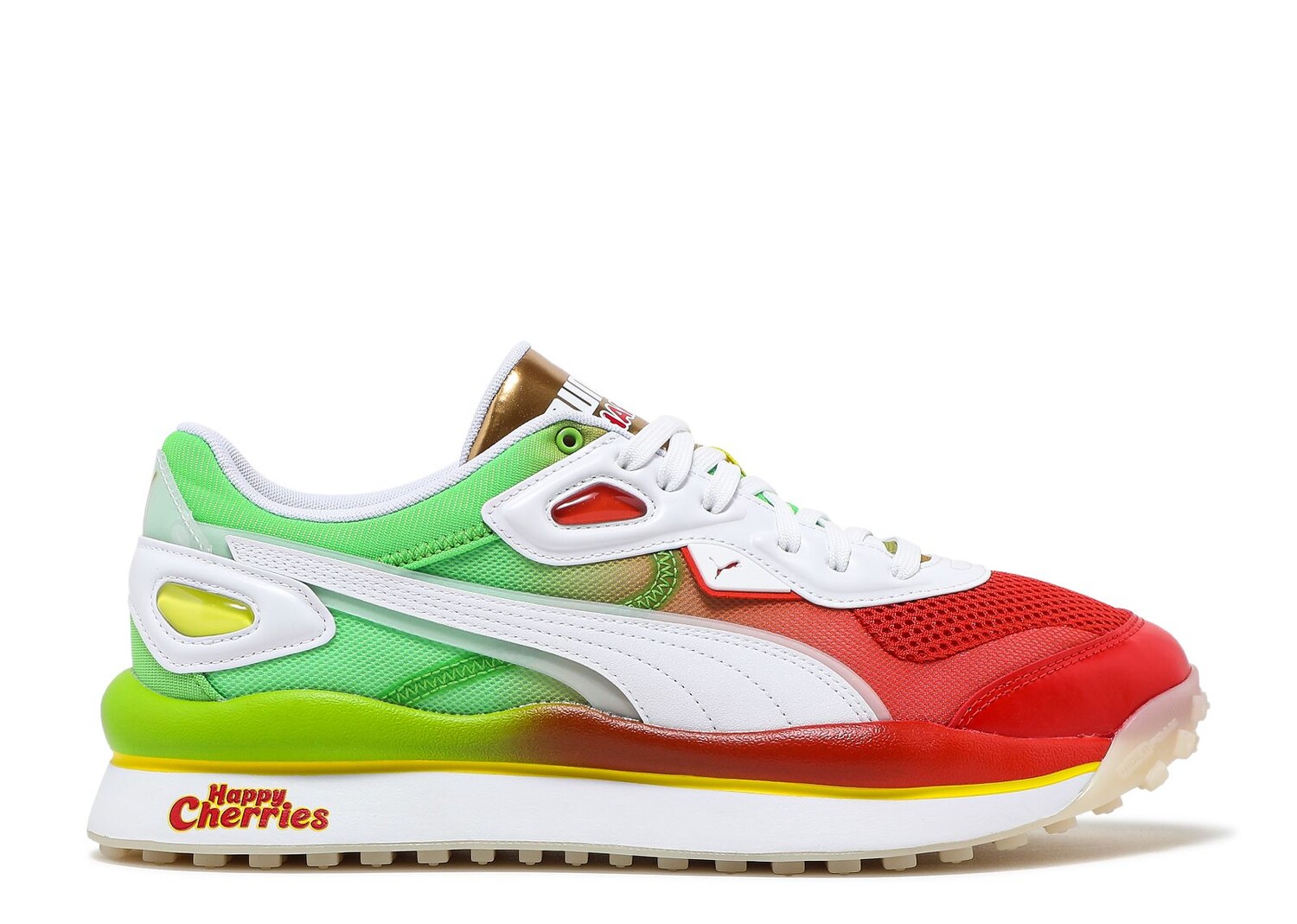 

Кроссовки Puma Haribo X Street Rider 'Happy Cherries', зеленый, Зеленый;серый