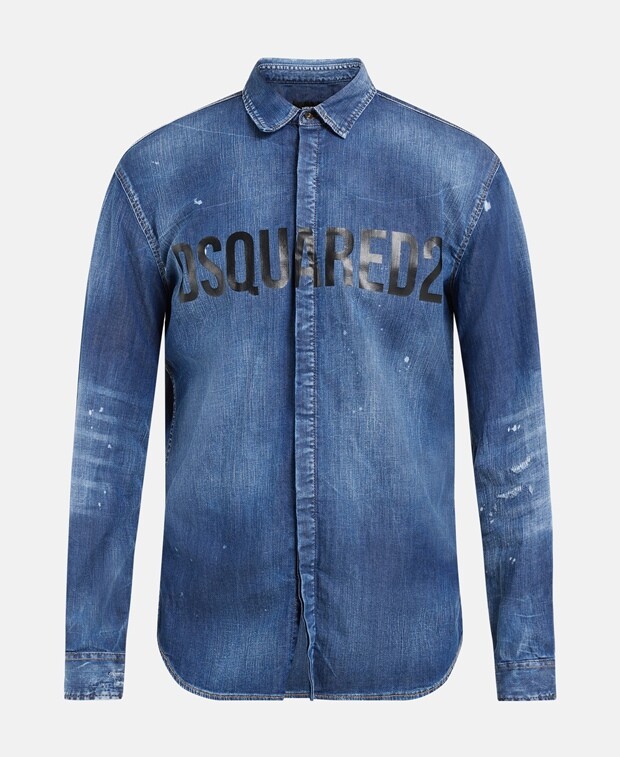 

Джинсовая рубашка Dsquared2, индиго