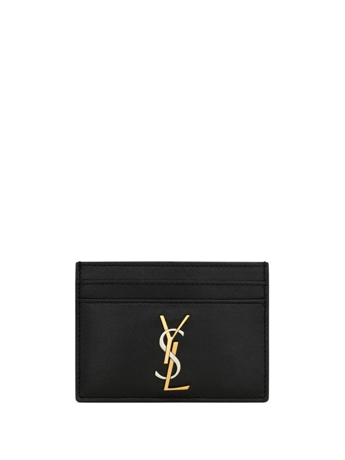 

Saint Laurent картхолдер с логотипом, черный