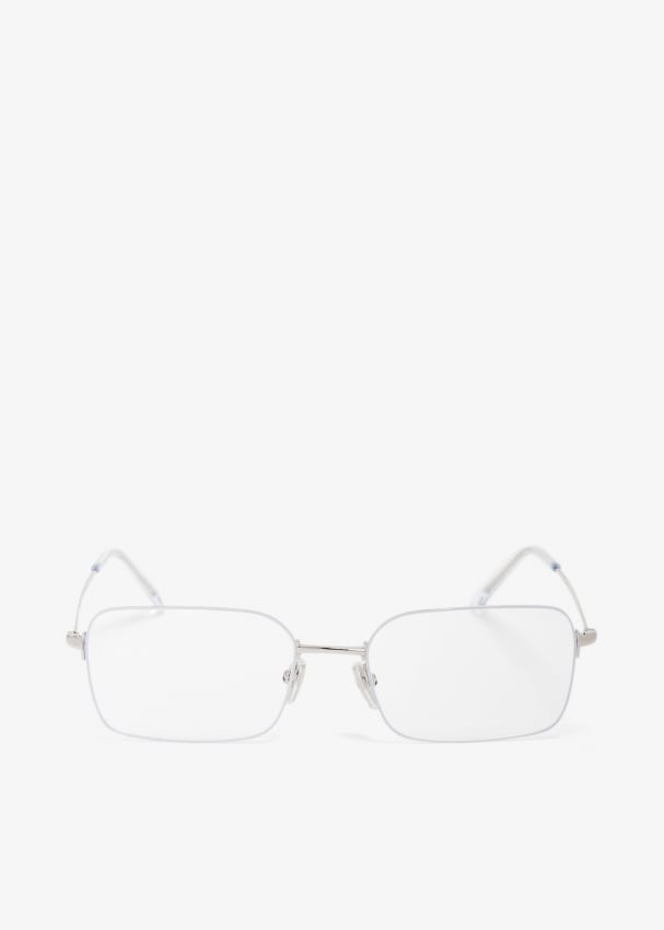 цена Солнцезащитные очки Balenciaga Invisible Rectangle, нейтральный