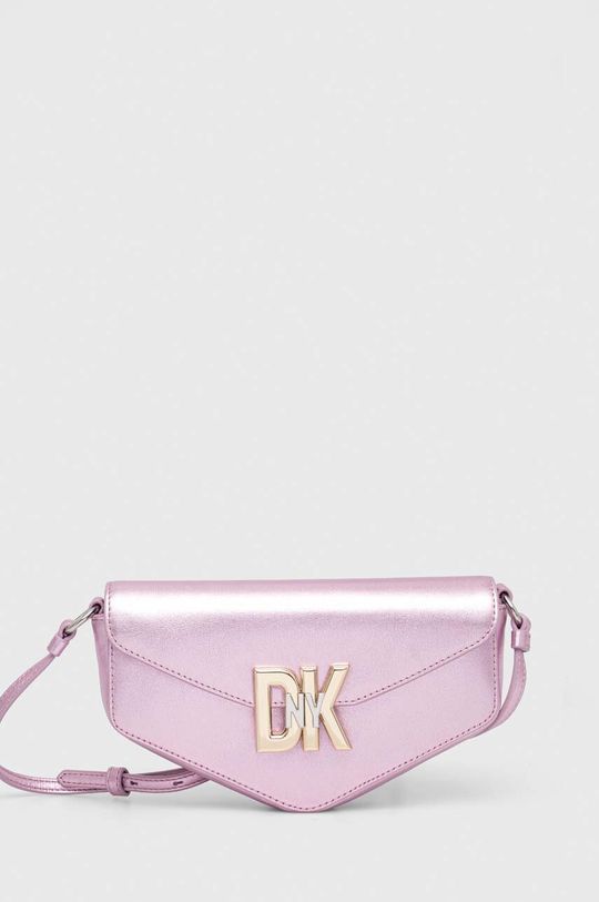 Кожаная сумочка DKNY DKNY, розовый