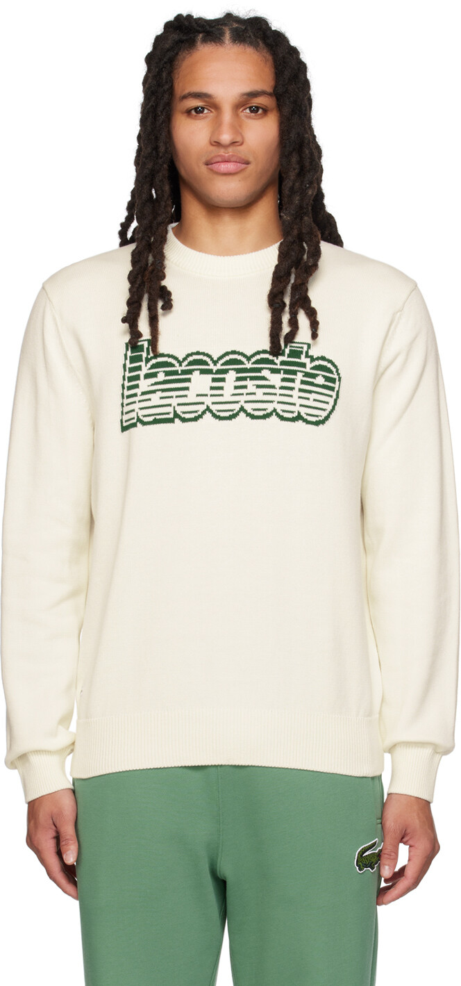 

Off-White толстовка с логотипом Lacoste