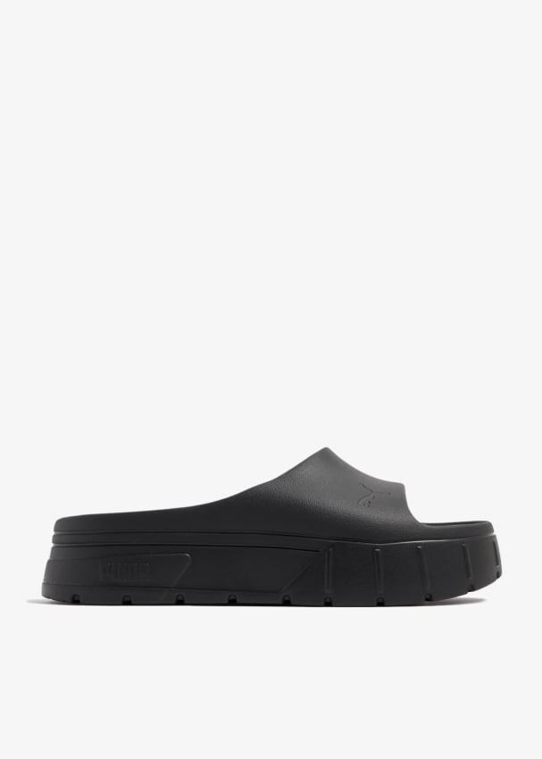 

Шлепанцы Puma Mayze Stack Injex, черный
