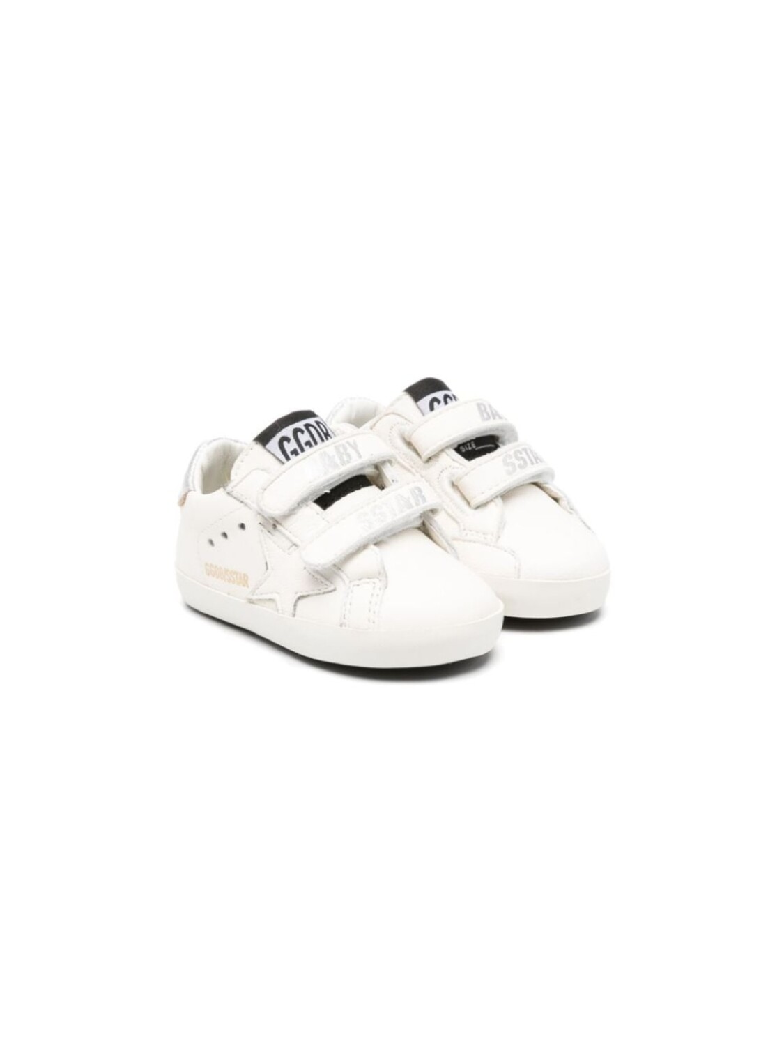 

Golden Goose Kids кеды на липучках, белый
