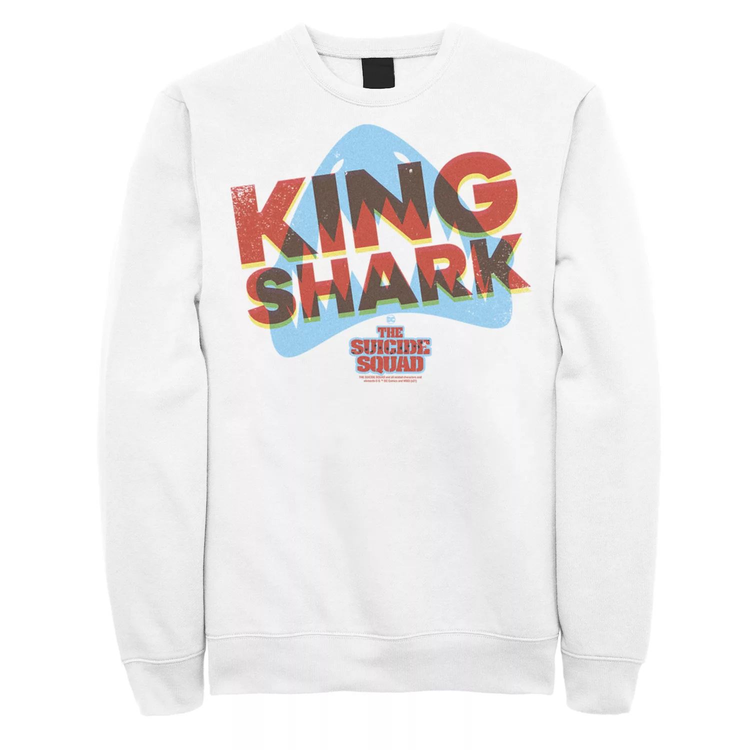 Мужской свитшот с логотипом The Suicide Squad King Shark Licensed Character