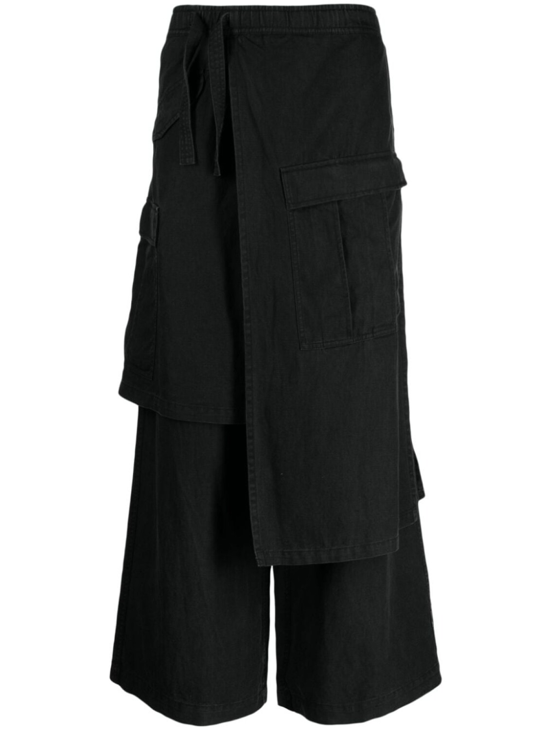 

Maharishi твиловые брюки карго асимметричного кроя, черный