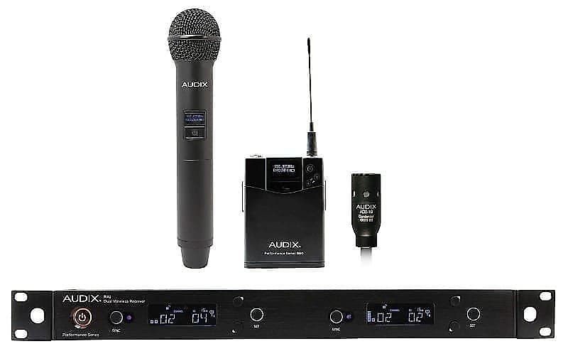 цена Беспроводная микрофонная система Audix AP42-OM2 Dual OM2 Handheld Mic Wireless System