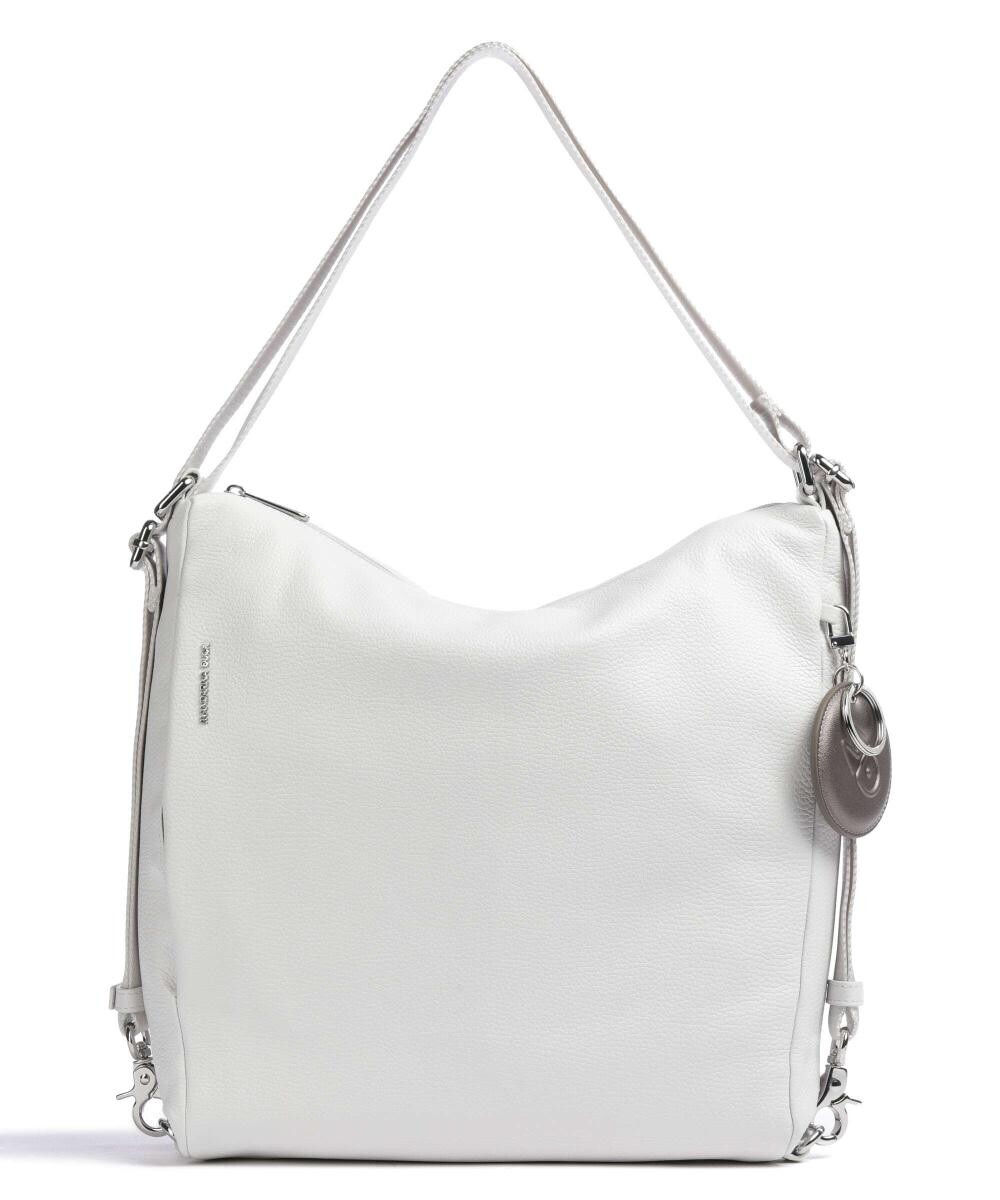 

Сумка-ведро Mellow Leather из зернистой телячьей кожи Mandarina Duck, белый