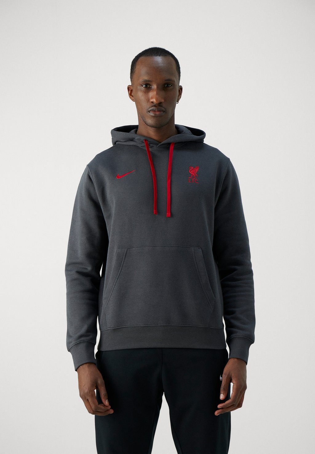 

Team Fc Liverpool Club Hoodie Nike, цвет anthracite/gym red