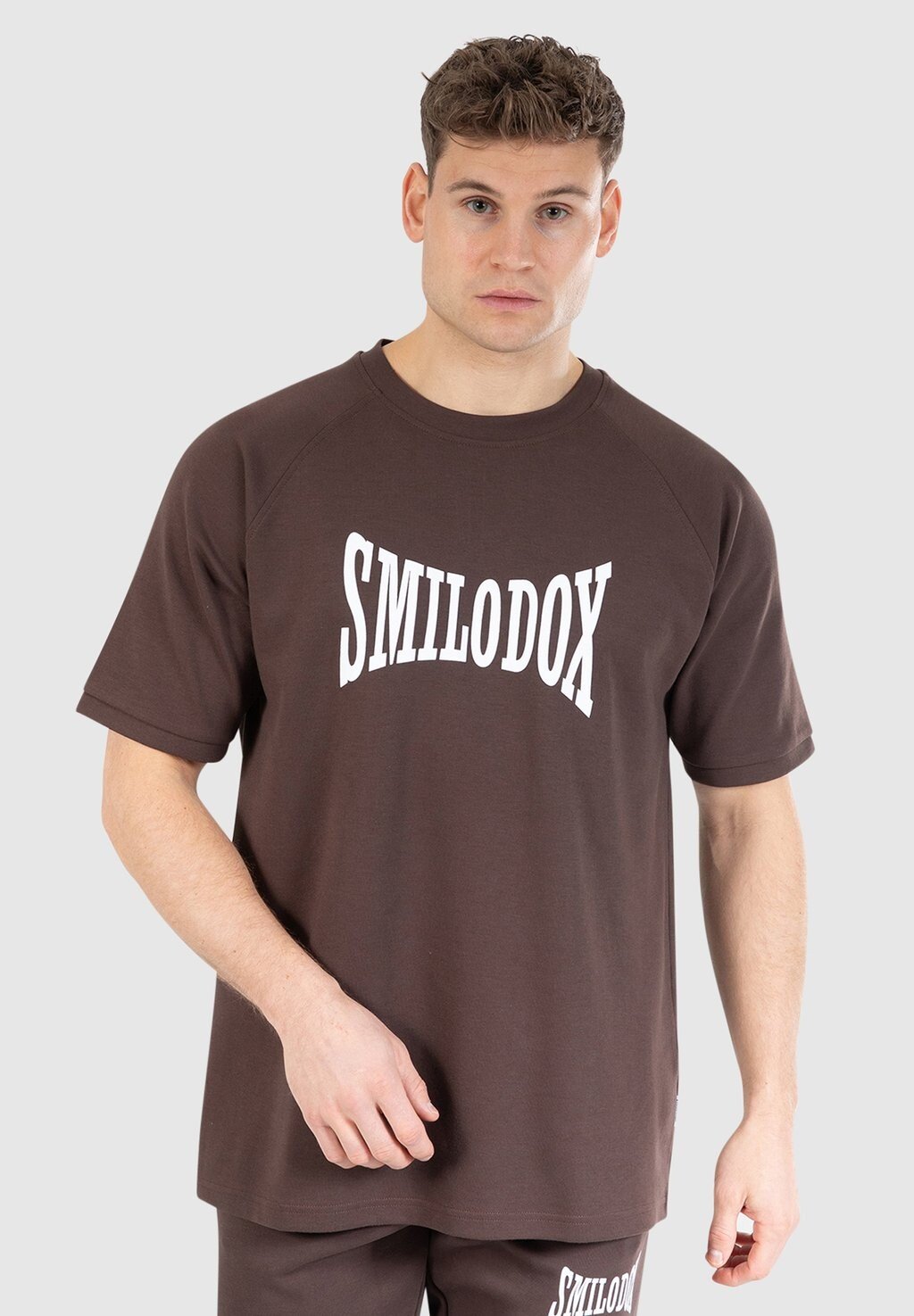 

Футболка с принтом Smilodox, цвет braun