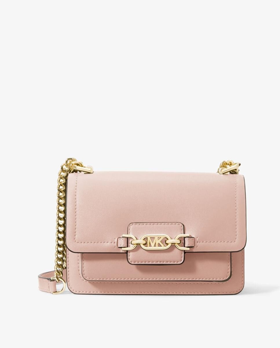 

Женская розовая кожаная сумка через плечо Heather Michael Michael Kors, розовый