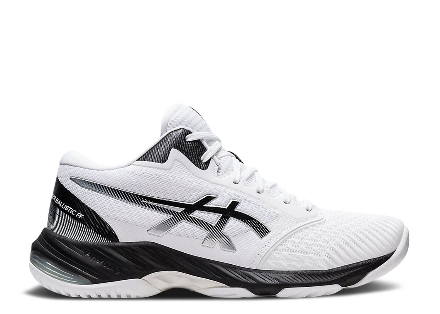 Кроссовки ASICS Netburner Ballistic Ff Mt 3 'White Black', белый кроссовки netburner ballistic ff mt 2 white black asics белый