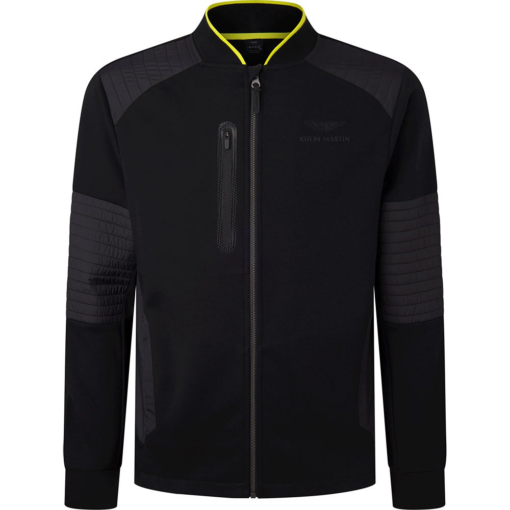 

Толстовка Hackett AMR Moto Bomber Full Zip, черный