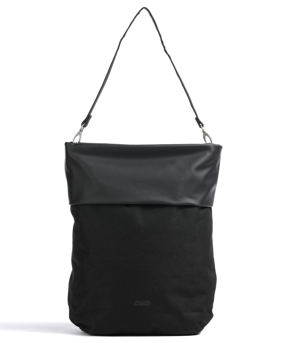 Сумка-рюкзак Kim KIR120 полиэстер, искусственная кожа Zwei, черный сумка деловая 15 6 brauberg business искусственная кожа полиэстер черный