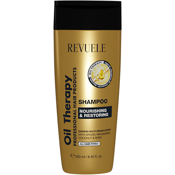 Питательный и восстанавливающий шампунь для волос Revuele Oil Therapy, 250 мл