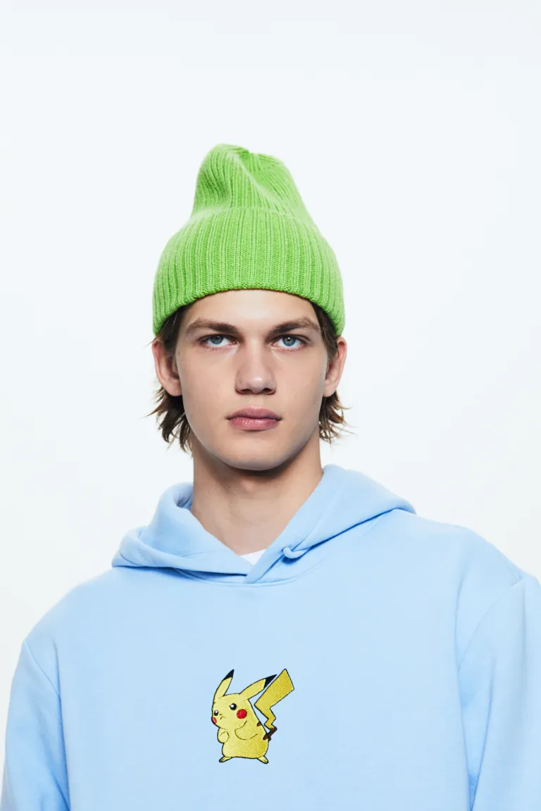 

Толстовка regular fit с капюшоном H&M, синий