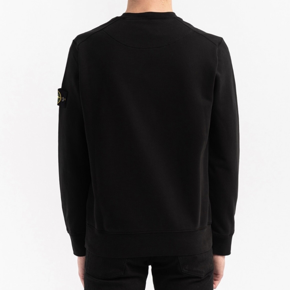 

Толстовка унисекс черная Stone Island, черный