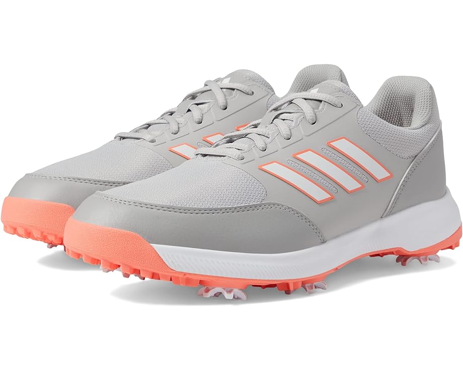 Кроссовки Adidas Tech Response 3.0 Golf Shoes, цвет Grey Two/Footwear White/Coral Fusion