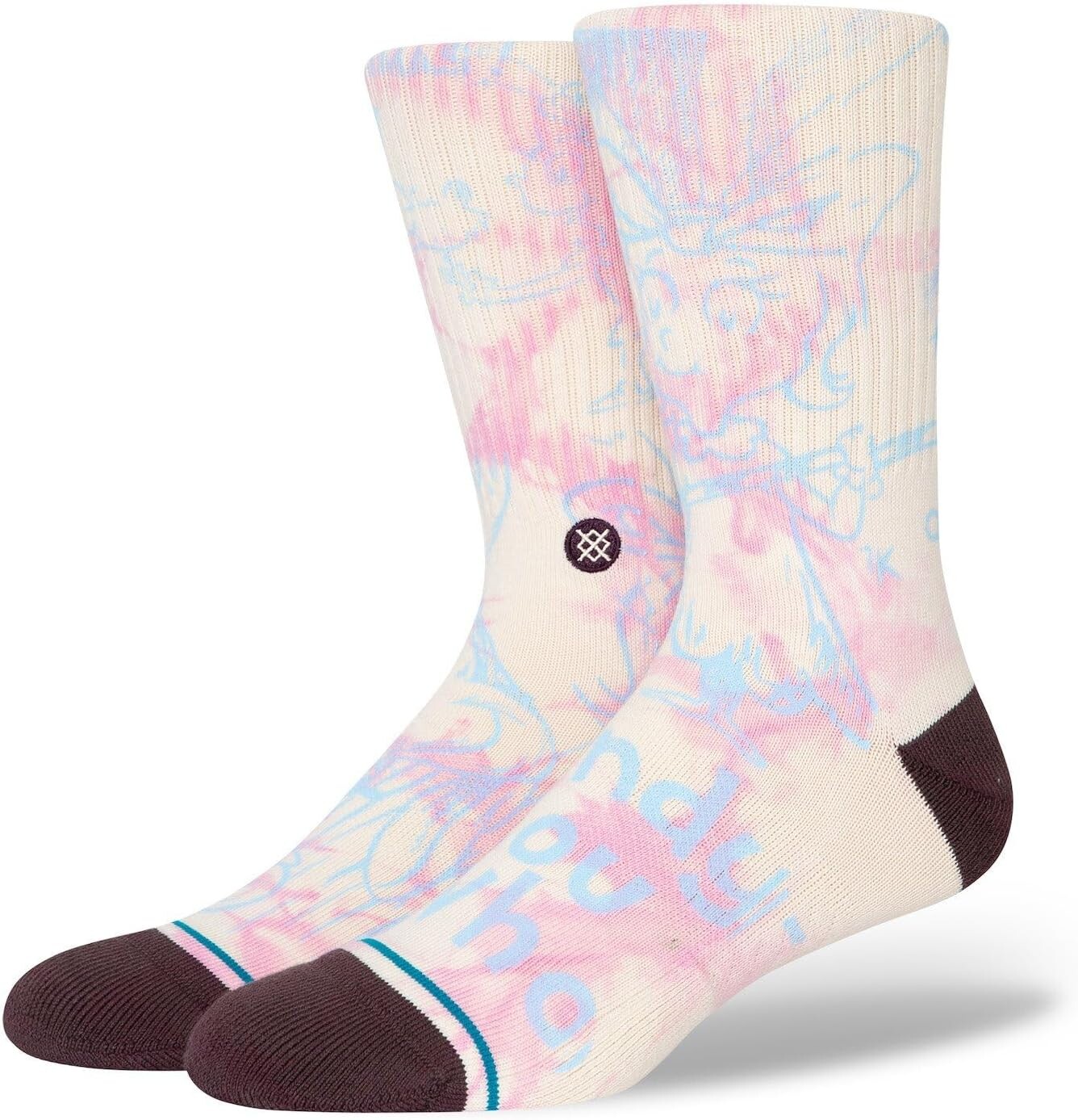 

Гринч x Стэнс Синди Лу Кто Stance, цвет Off-White