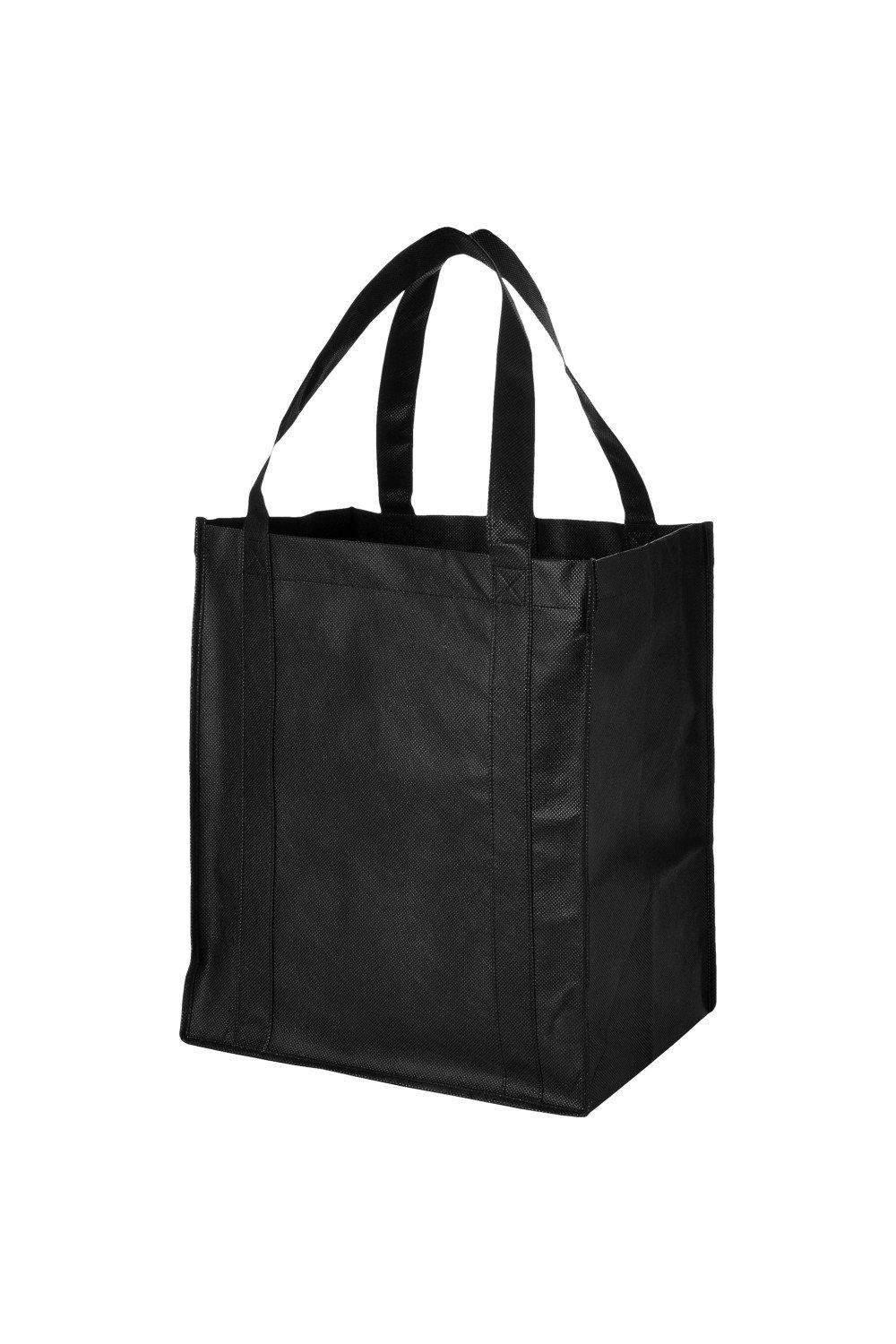Нетканая продуктовая сумка Liberty (2 шт.) Bullet, черный нетканая сумка холодильник для ланчей triangle