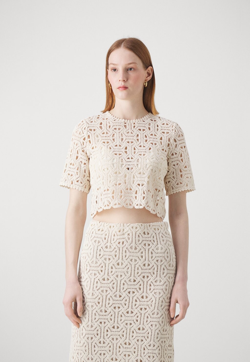 

Футболка с принтом MORFEO MAX&Co., цвет off-white