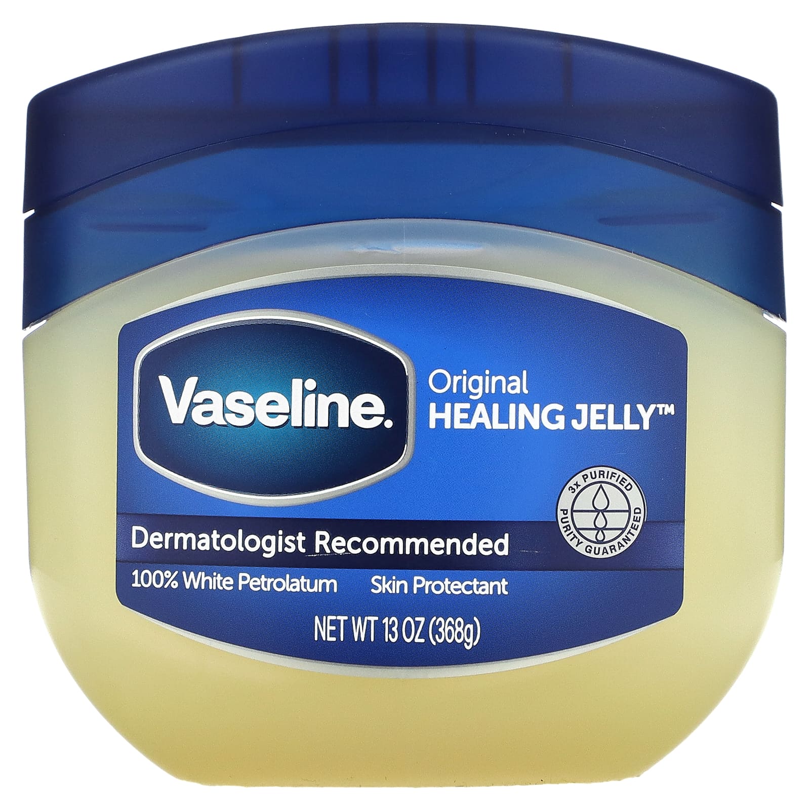 вазелин для тату с антимикробным эффектом vaseline pure petroleum jelly spring 500мл Vaseline 100% Pure Petroleum Jelly Original 13 oz (368 g)