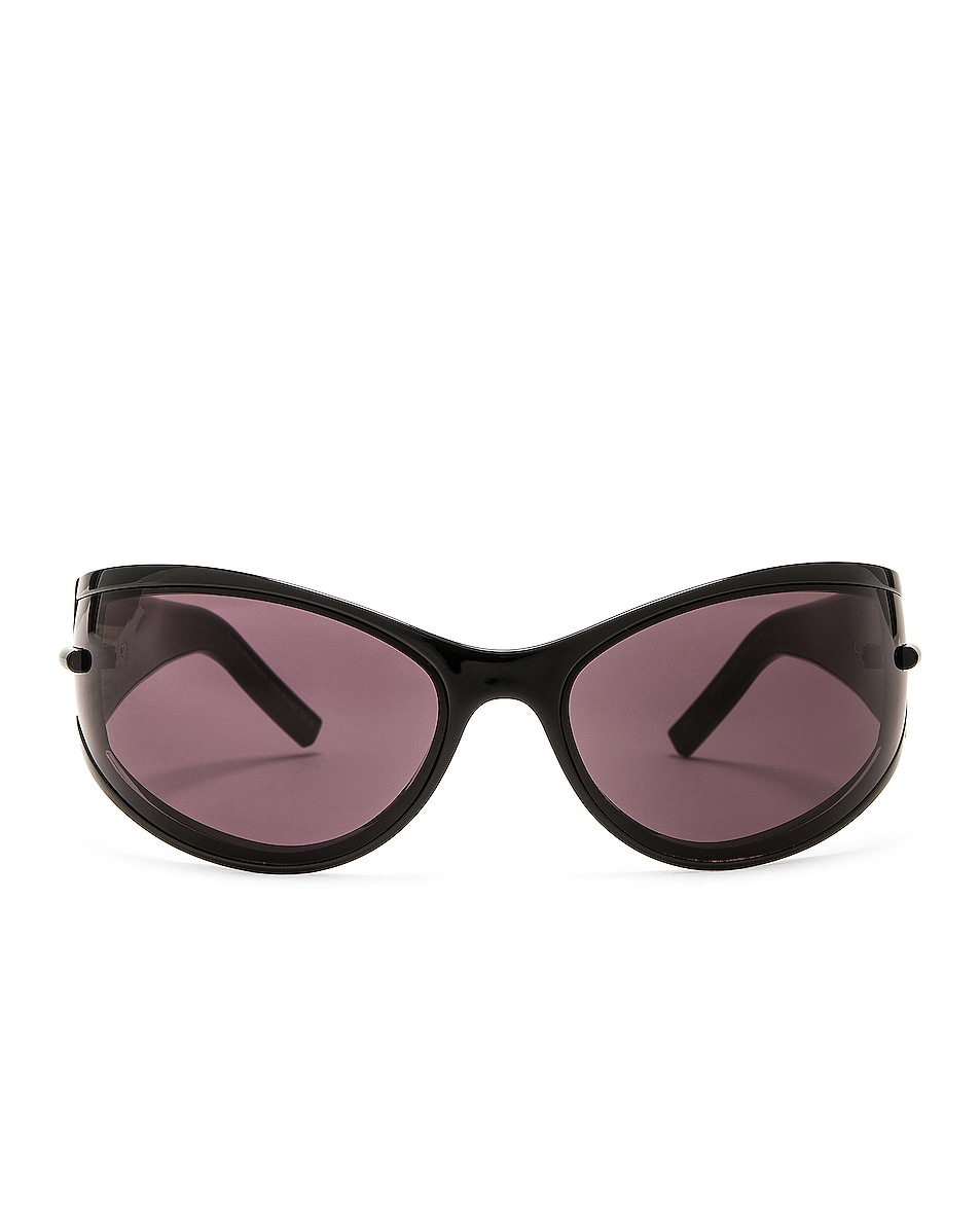 Солнцезащитные очки Givenchy Oval, цвет Shiny Black shiny peel