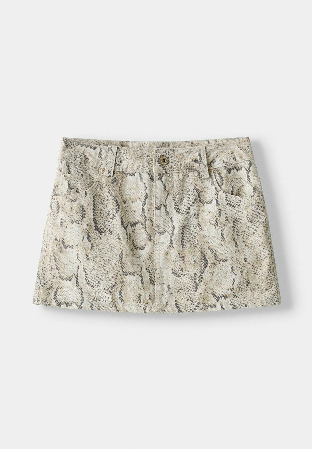 

Мини-юбка ANIMAL PRINT Bershka, разноцветный