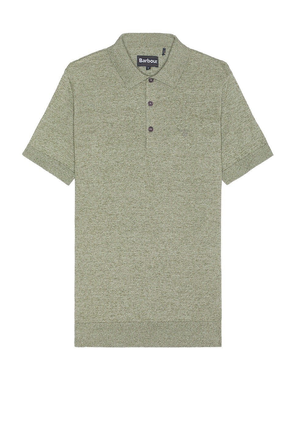 

Бостонская трикотажная рубашка-поло Barbour, цвет Dusty Green