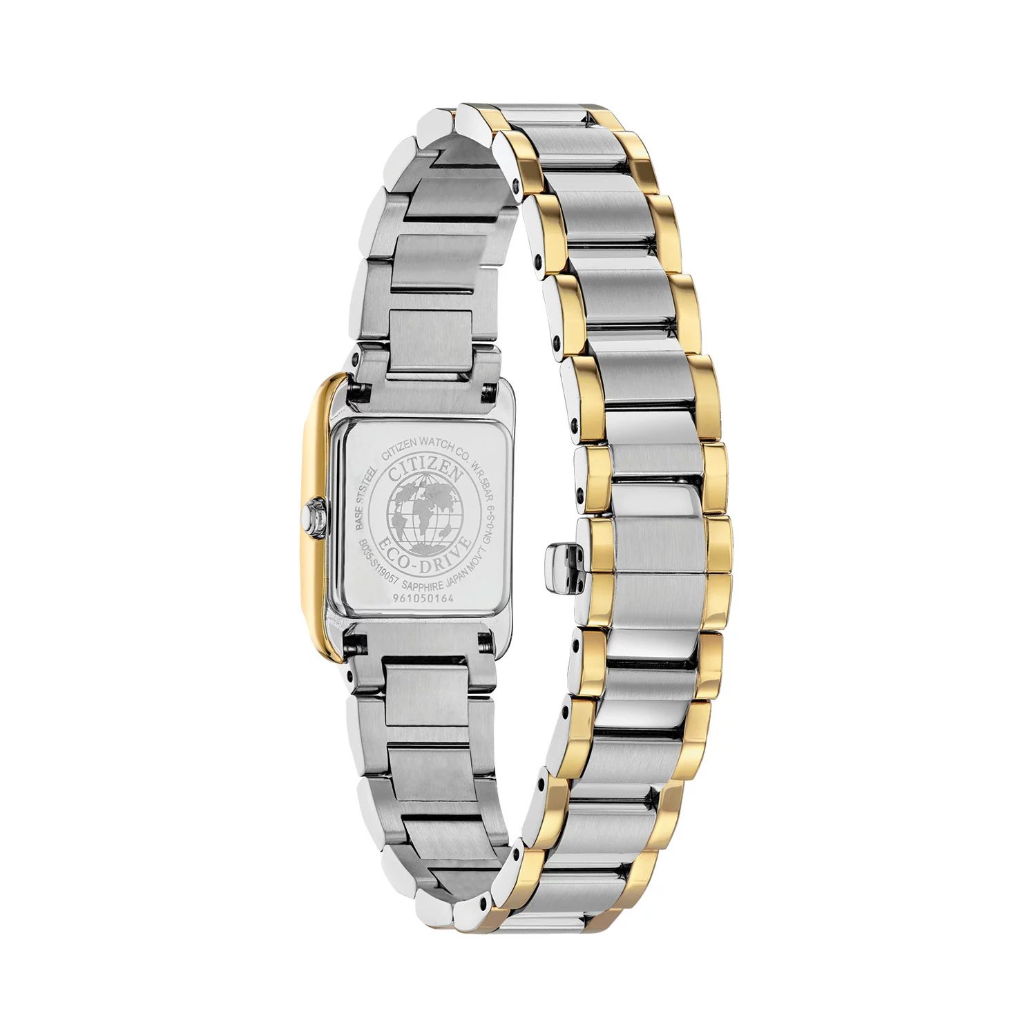 Женские двухцветные часы Eco-Drive Bianca Diamond Accent — EW5554-58D Citizen