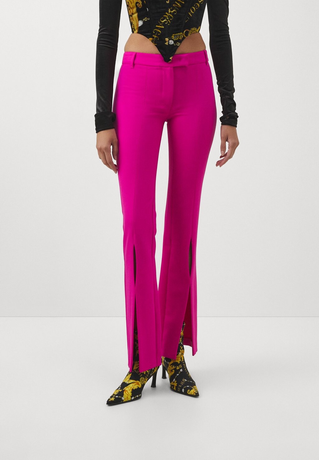 

Брюки Stretching Tailoring Versace Jeans Couture, цвет fuxia