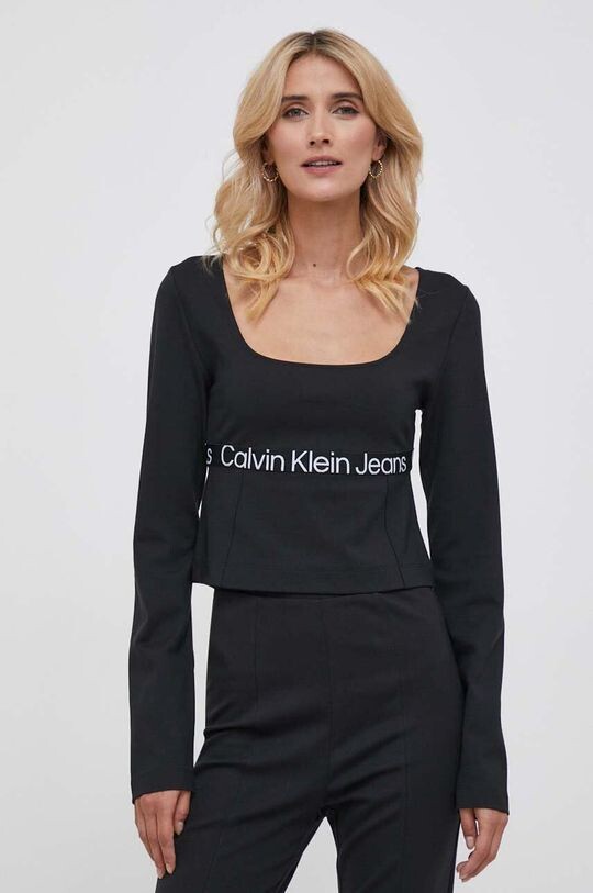 

Рубашка с длинным рукавом Calvin Klein Jeans, черный